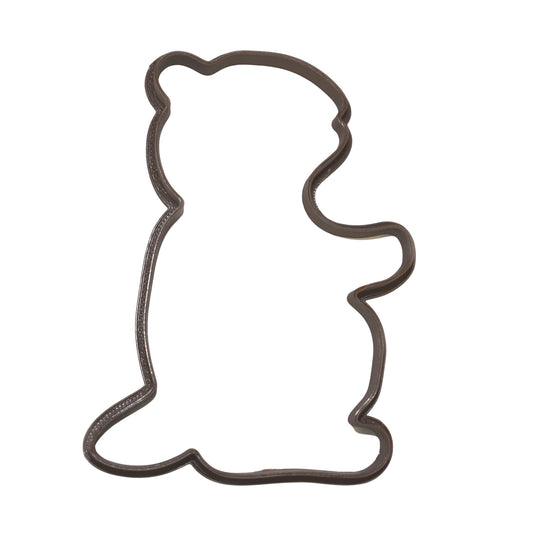 6x Groundhog Fondant Cutter Cupcake Topper 1.75 IN USA FD653