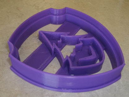 6x Everest Shield Fondant Cutter Cupcake Topper 1.75 IN USA FD656