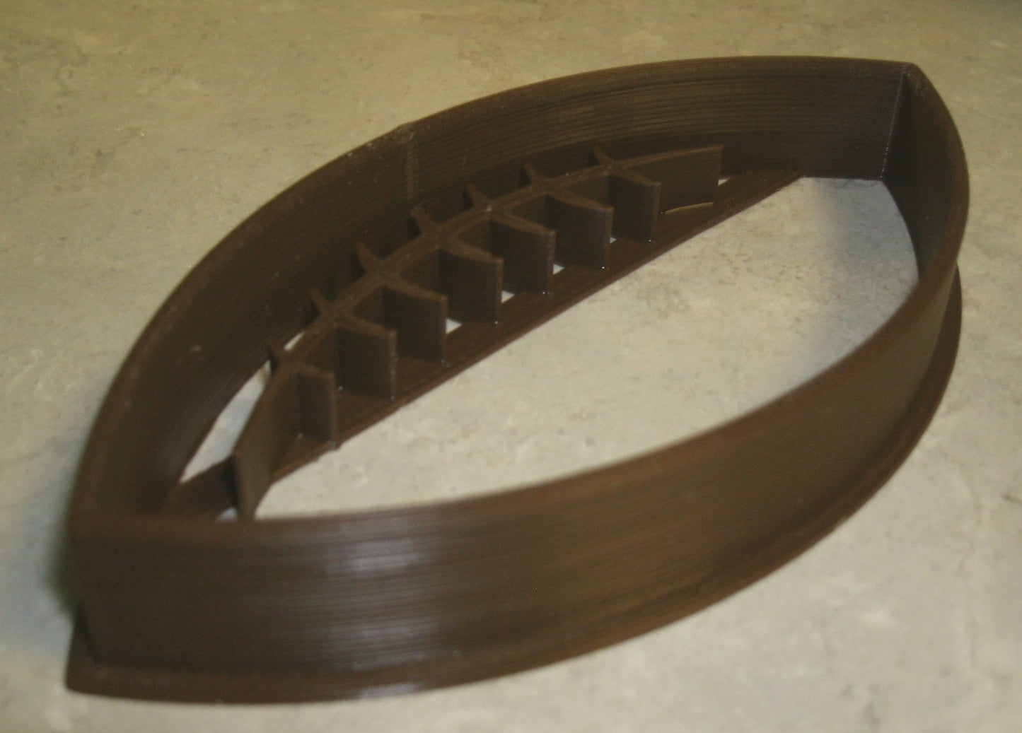 6x Football American Fondant Cutter Cupcake Topper 1.75 IN USA FD680