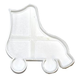 6x Roller Skate Fondant Cutter Cupcake Topper 1.75 IN USA FD694