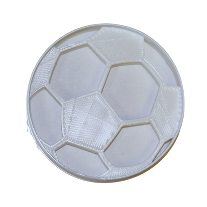 6x Soccer Ball Football Fondant Cutter Cupcake Topper 1.75 IN USA FD698