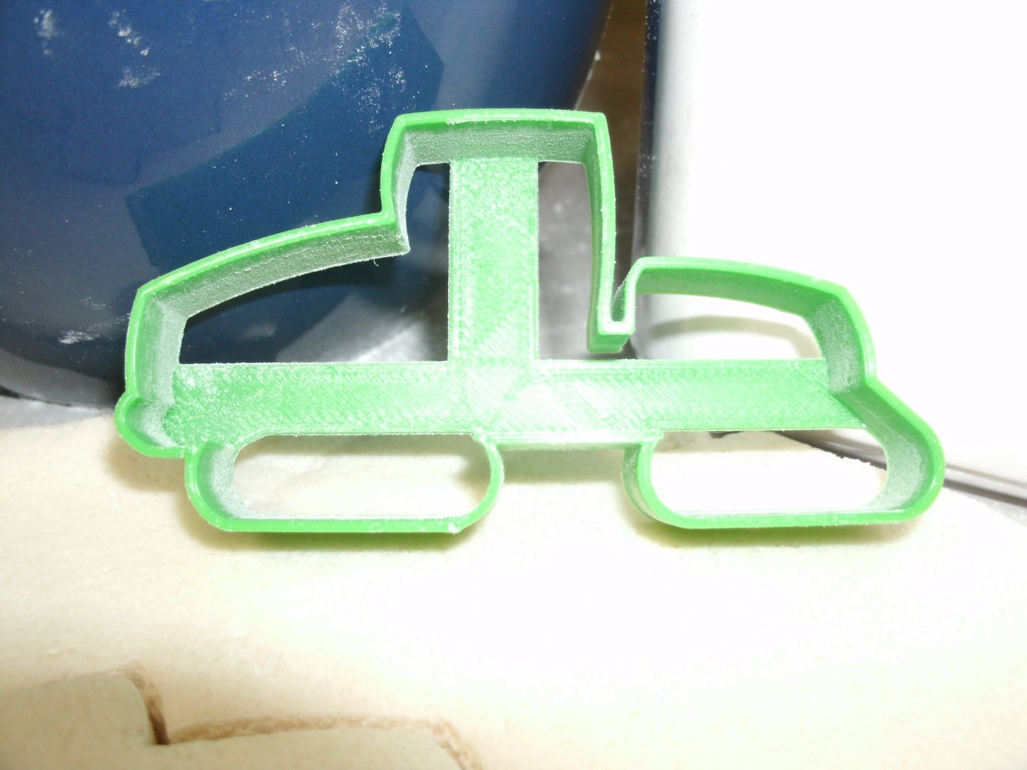 Green Tractor Tracked Farm Vehicle Cookie Cutter Made In USA PR700