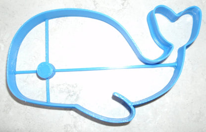 6x Whale Ocean Sea Fondant Cutter Cupcake Topper 1.75 IN USA FD703