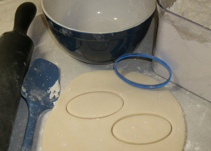 Oval Frame Shape Outline Cookie Cutter Baking Tool Made In USA PR710