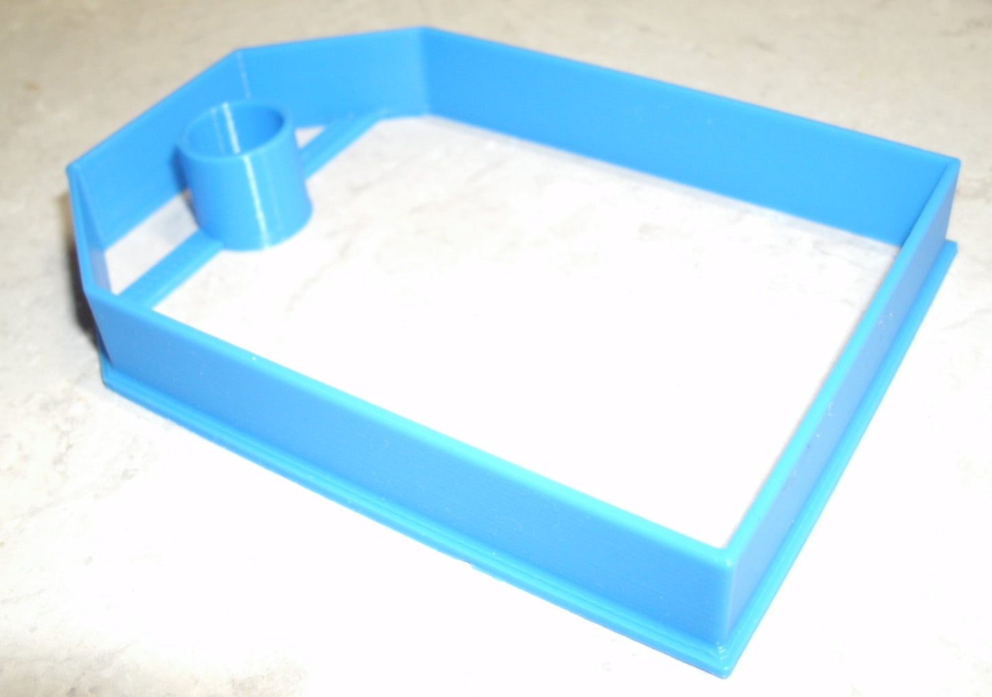 Hanging Gift Price Luggage Tag Shape Cookie Cutter Made In USA PR711