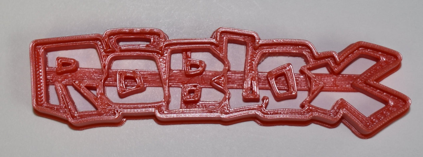 Roblox Letters Online Video Game Cookie Cutter Made In USA PR726