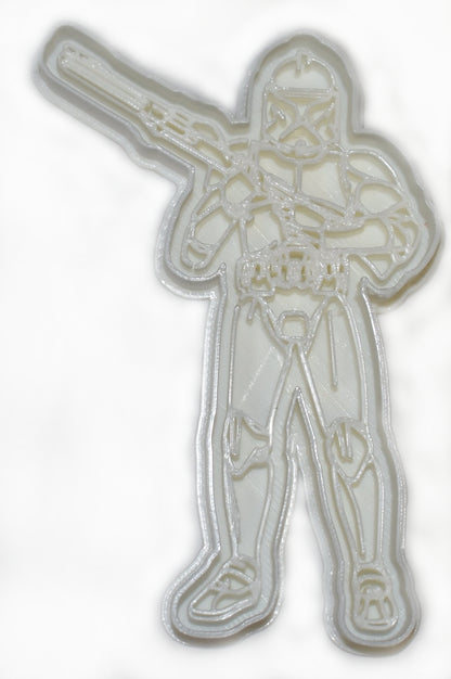 Clone Trooper Republic Soldier Star Wars Cookie Cutter Made In USA PR749