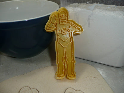 C-3PO Droid Star Wars Movie Character Cookie Cutter Made In USA PR750