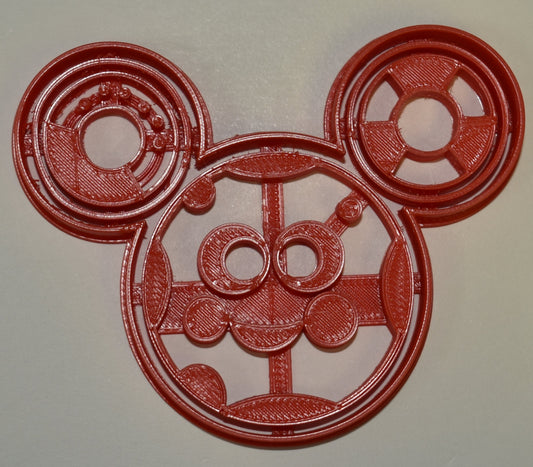 6x Toodles Mickey Mouse Fondant Cutter Cupcake Topper 1.75 IN USA FD764