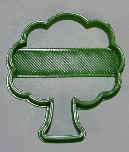 Tree Leaves Nature Forest Outline Cookie Cutter Made In USA PR765