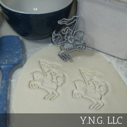 Knight on Horse with Lance Cookie Cutter Made In USA PR775