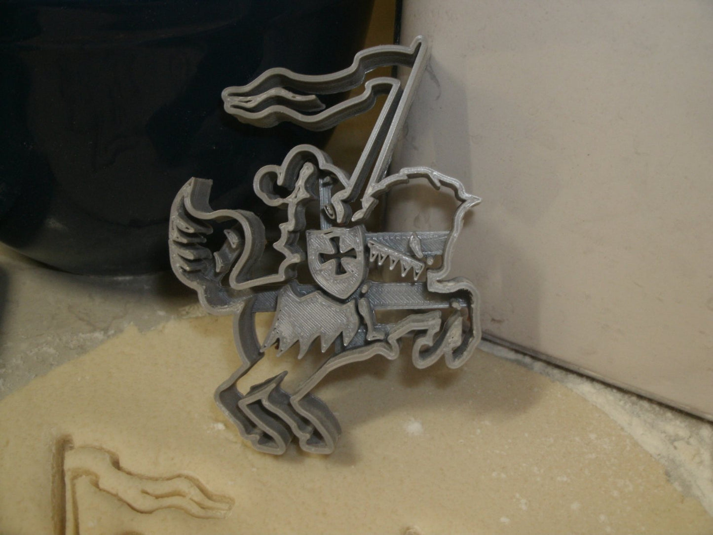 Knight on Horse with Lance Cookie Cutter Made In USA PR775