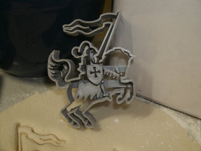 Knight on Horse with Lance Cookie Cutter Made In USA PR775