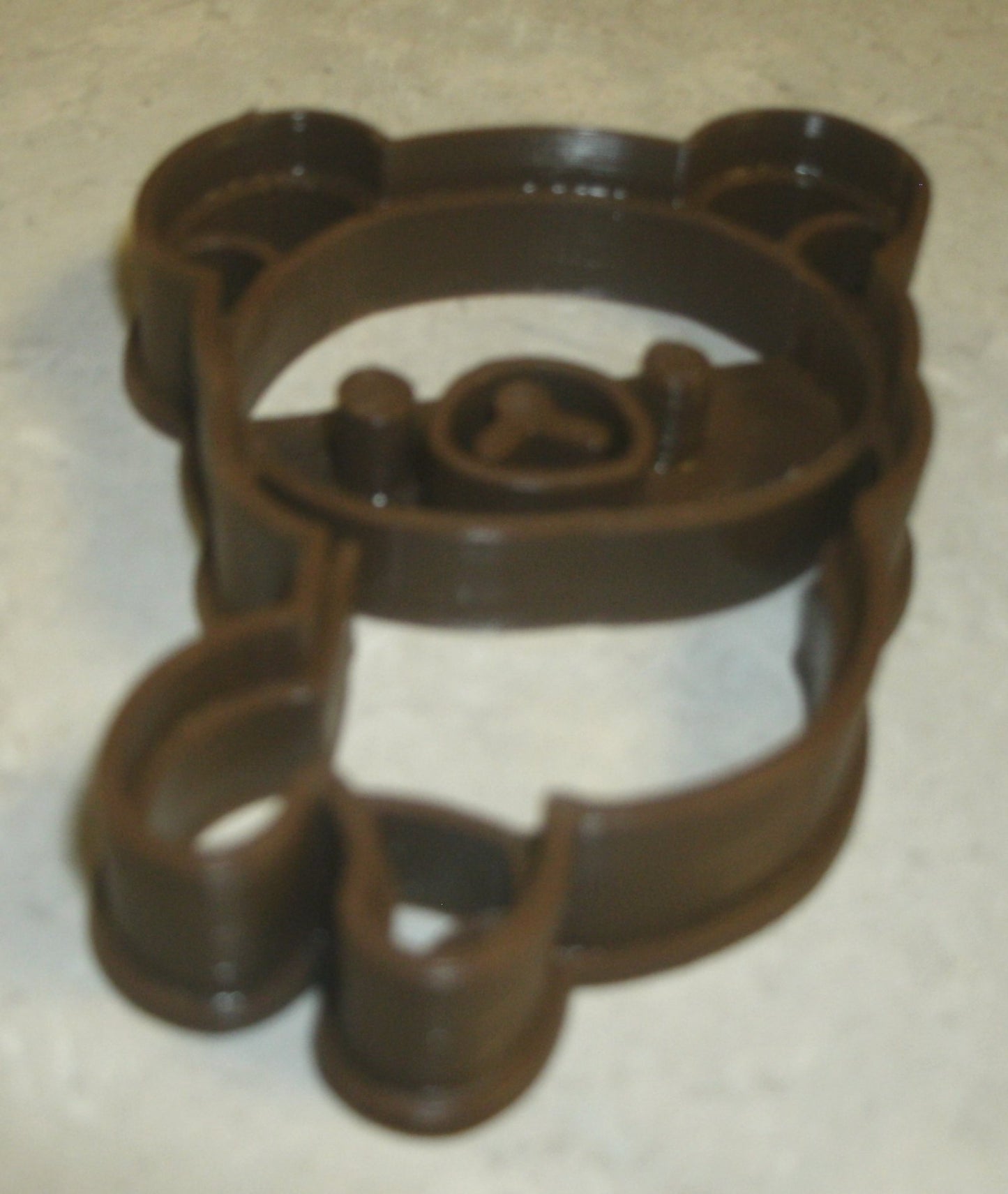 Teddy Bear Laying Down Relaxing Cookie Cutter Made In USA PR778