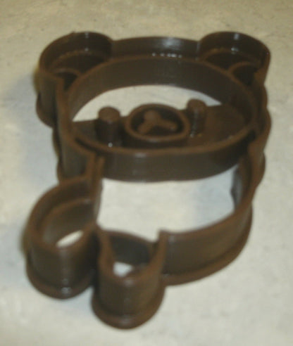 Teddy Bear Laying Down Relaxing Cookie Cutter Made In USA PR778