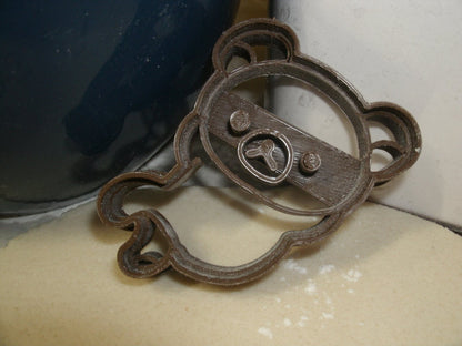 Teddy Bear Laying Down Relaxing Cookie Cutter Made In USA PR778