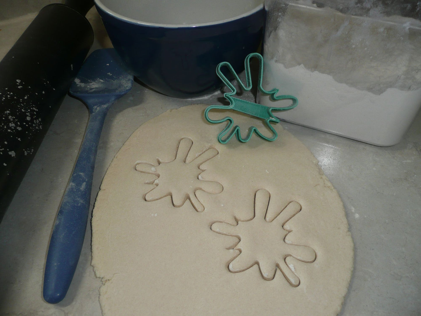 Paint Splatter Artist Painter Art Splash Cookie Cutter Made In USA PR818