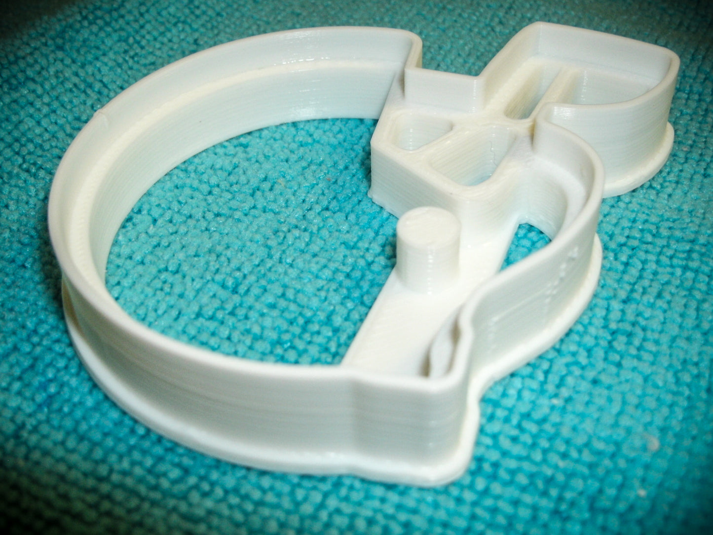 6x Football Helmet Fondant Cutter Cupcake Topper 1.75 IN USA FD821