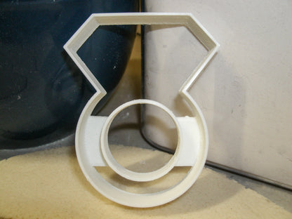 Diamond Ring Engagement Wedding Bridal Shower Cookie Cutter Made In USA PR824