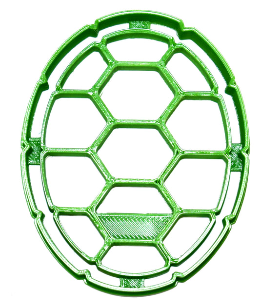 6x Turtle Shell Fondant Cutter Cupcake Topper 1.75 IN USA FD825