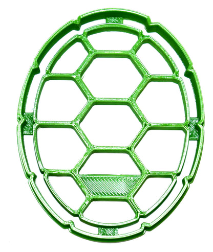 Turtle Shell Tortoise Reptile TMNT Cartoon Cookie Cutter Made In USA PR825