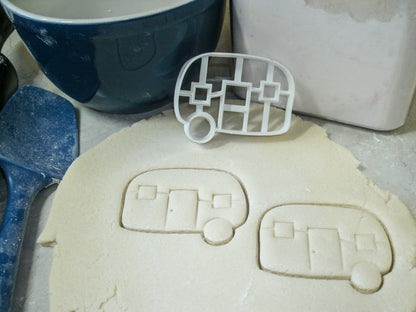 Camper Trailer Travel Camping Vintage Cookie Cutter Made In USA PR831