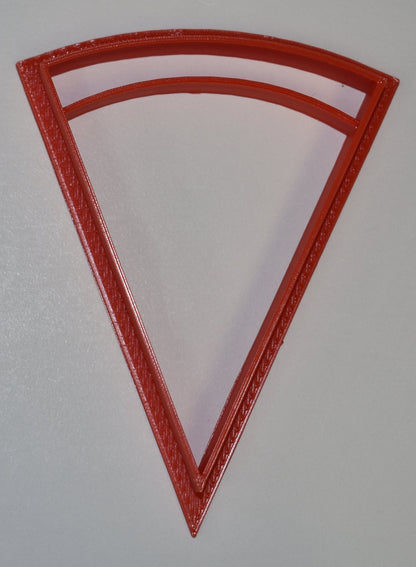 6x Pizza Slice Fondant Cutter Cupcake Topper 1.75 IN USA FD833
