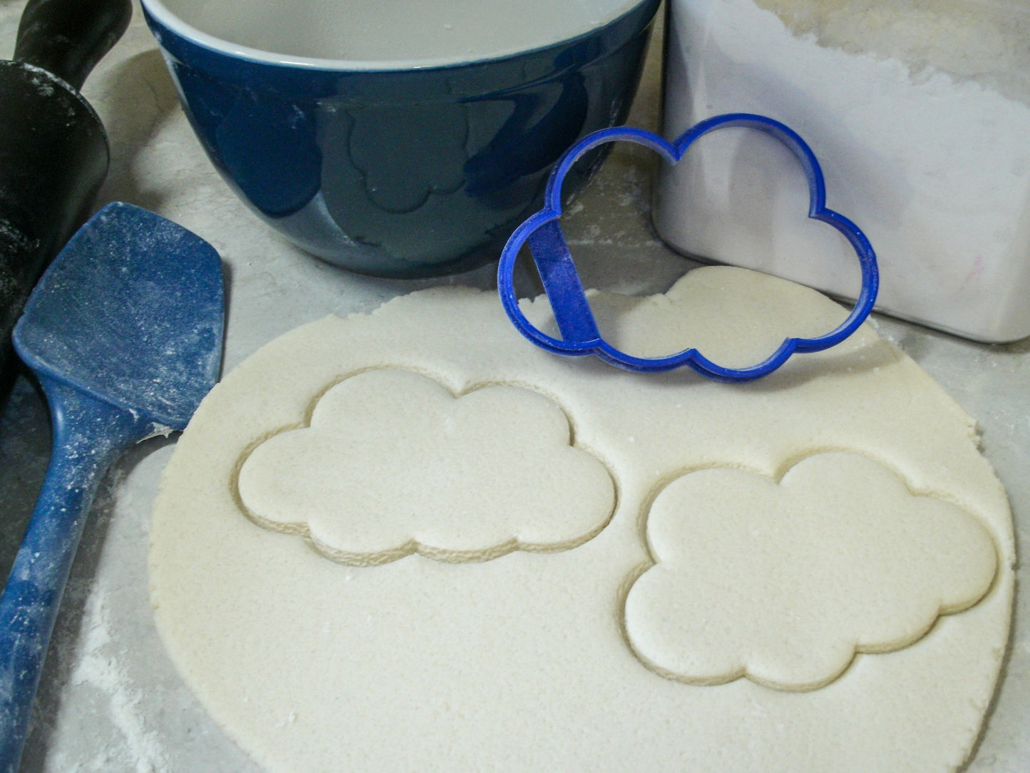 Cloud Cloudy Rain Water Vapor Weather Cookie Cutter Made In USA PR835
