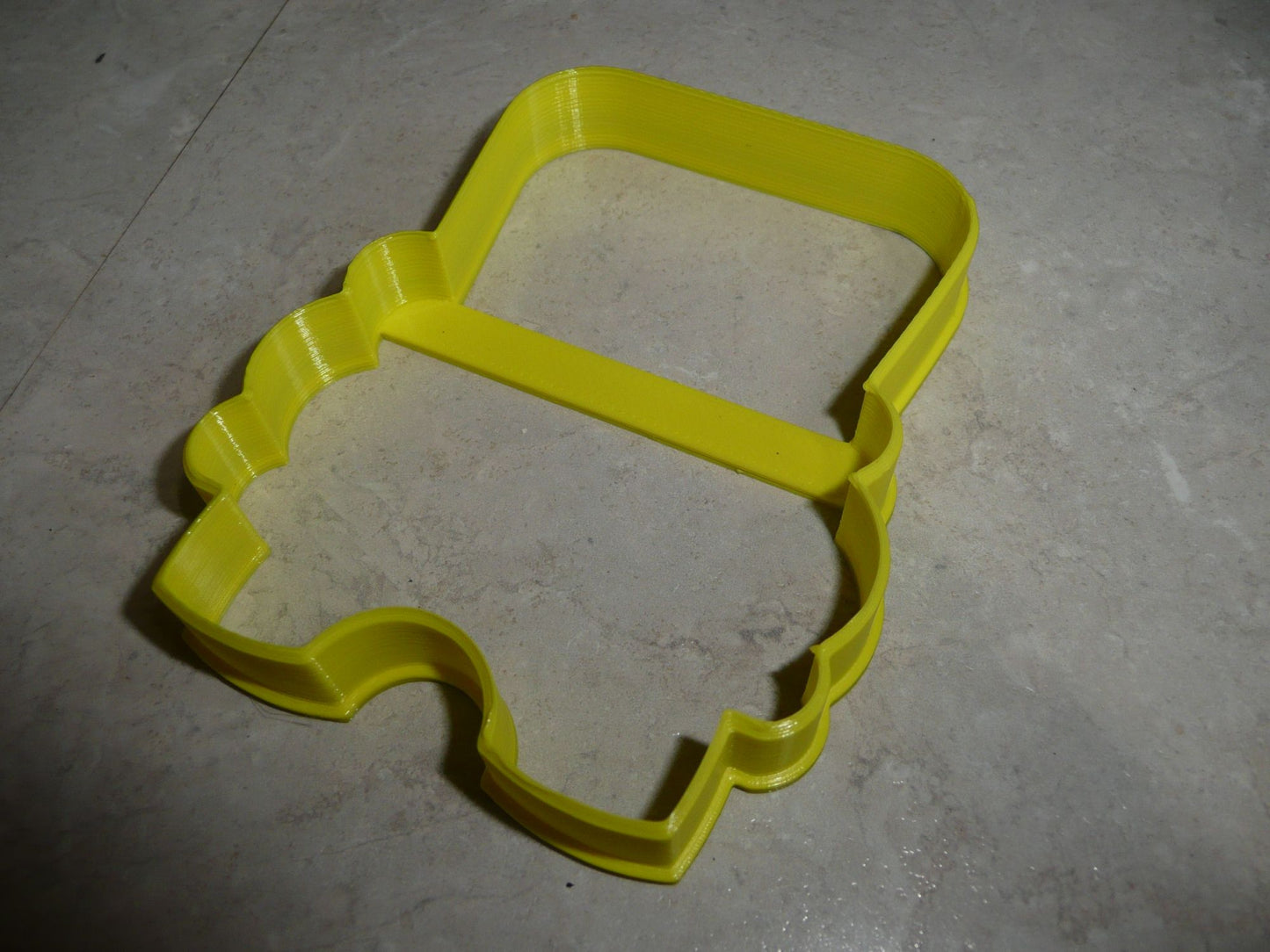School Yellow Bus Front View Outline Cookie Cutter Made In USA PR836