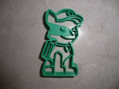 Rocky Paw Patrol Eco Rescue Pup Recycling Cookie Cutter Made In USA PR865