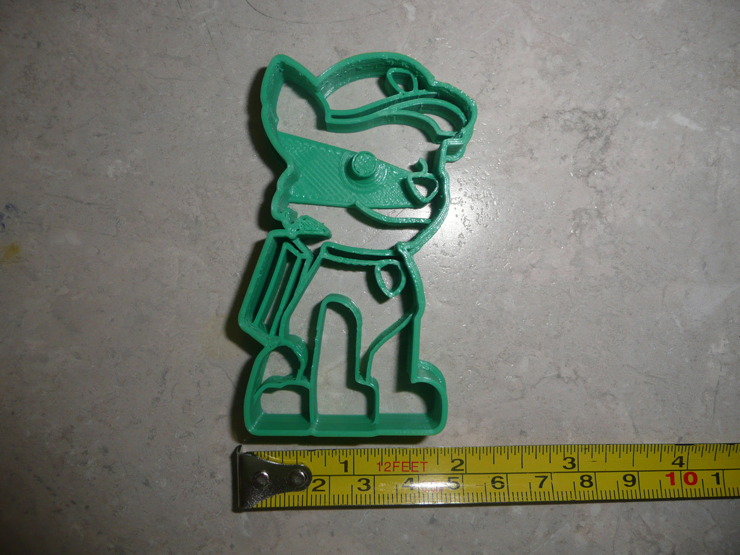 Rocky Paw Patrol Eco Rescue Pup Recycling Cookie Cutter Made In USA PR865