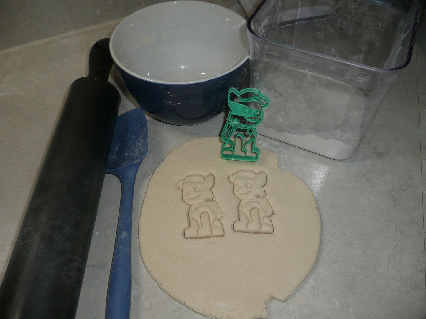 Rocky Paw Patrol Eco Rescue Pup Recycling Cookie Cutter Made In USA PR865