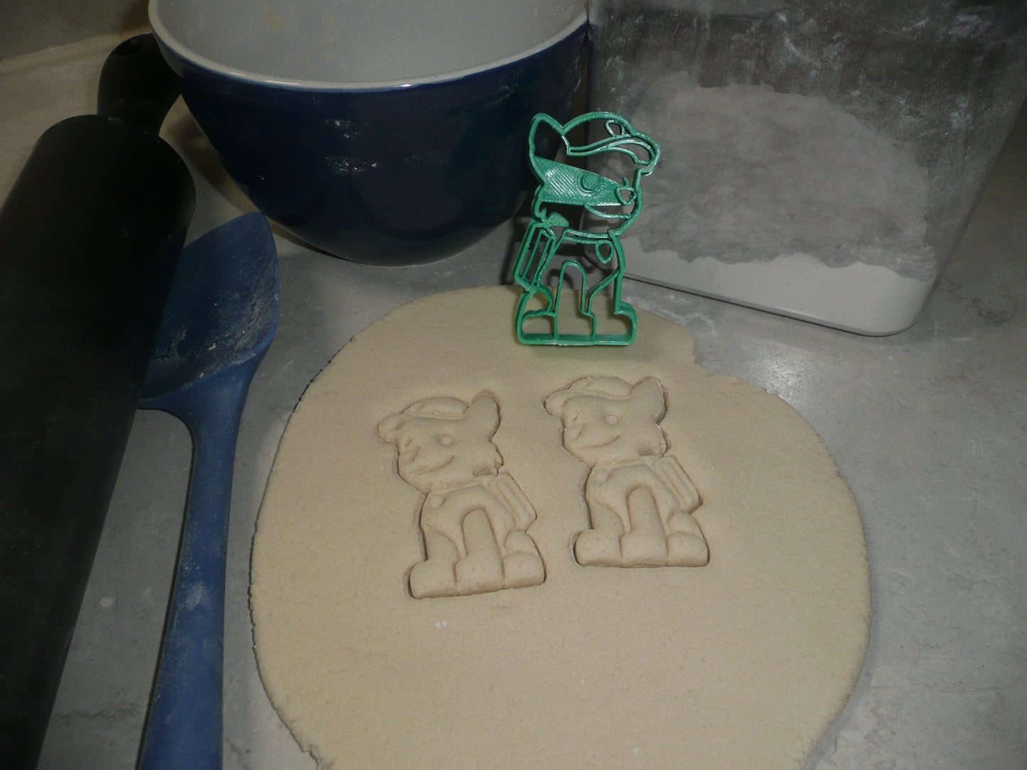 Rocky Paw Patrol Eco Rescue Pup Recycling Cookie Cutter Made In USA PR865