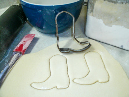 Cowboy Cowgirl Boot Shoe Outline Western Cookie Cutter Made In USA PR893