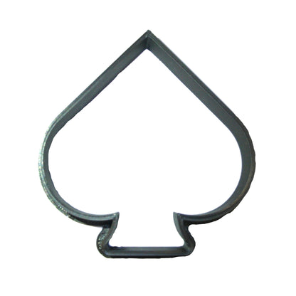 Black Spade Playing Cards Suits Game Cookie Cutter Made In USA PR899