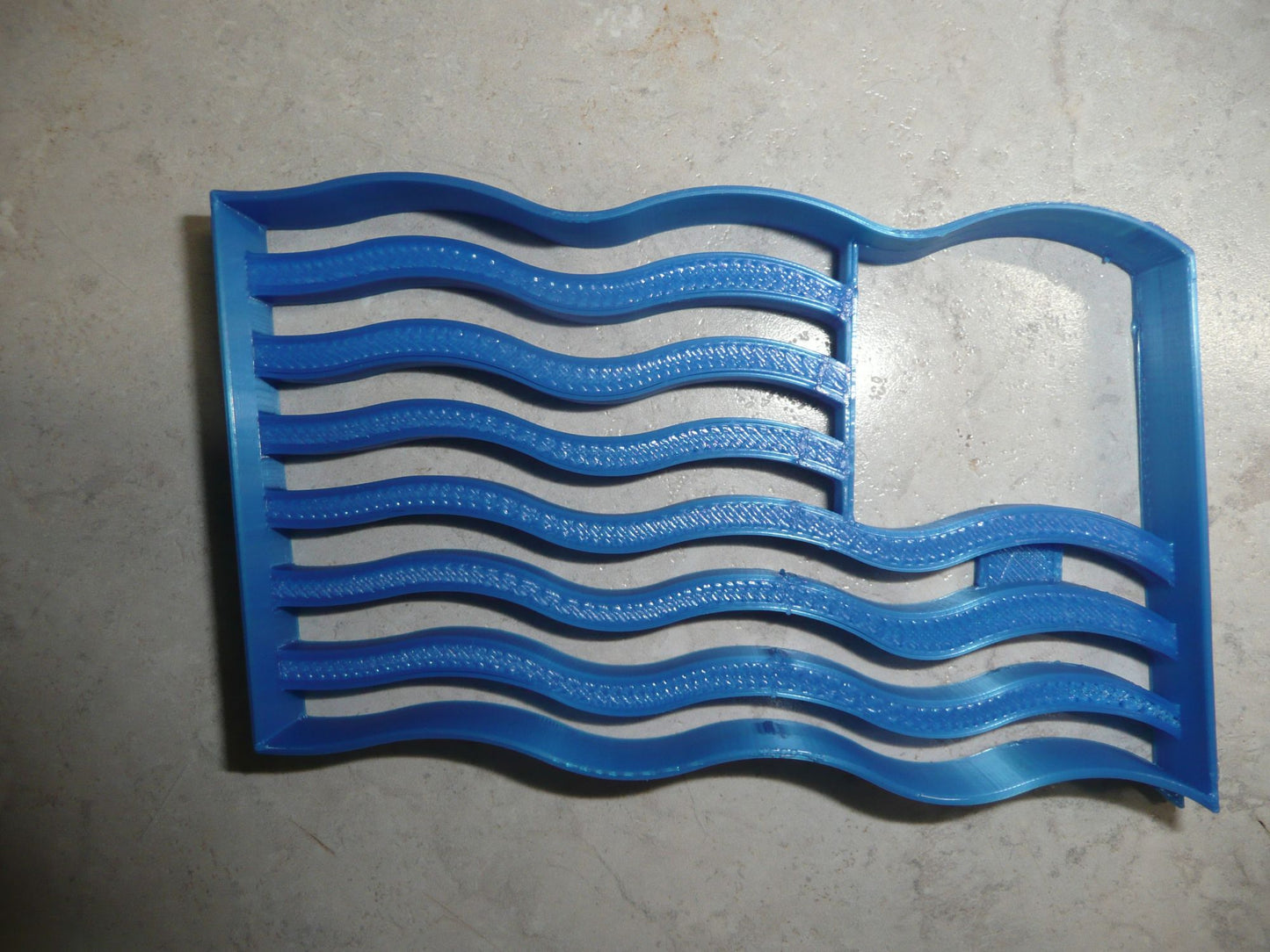 Waving American Flag United States Stars Stripes Cookie Cutter Made In USA PR902