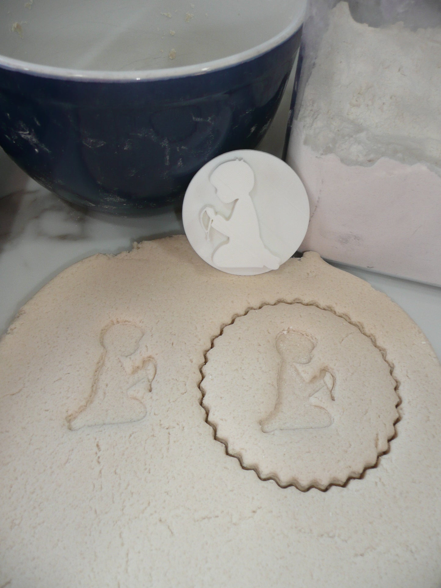 First Communion and Hexagon Set Of 8 Cookie Stamps And Cutter Made In USA PR9066