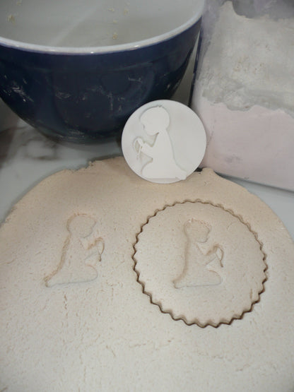 First Communion and Hexagon Set Of 8 Cookie Stamps And Cutter Made In USA PR9066
