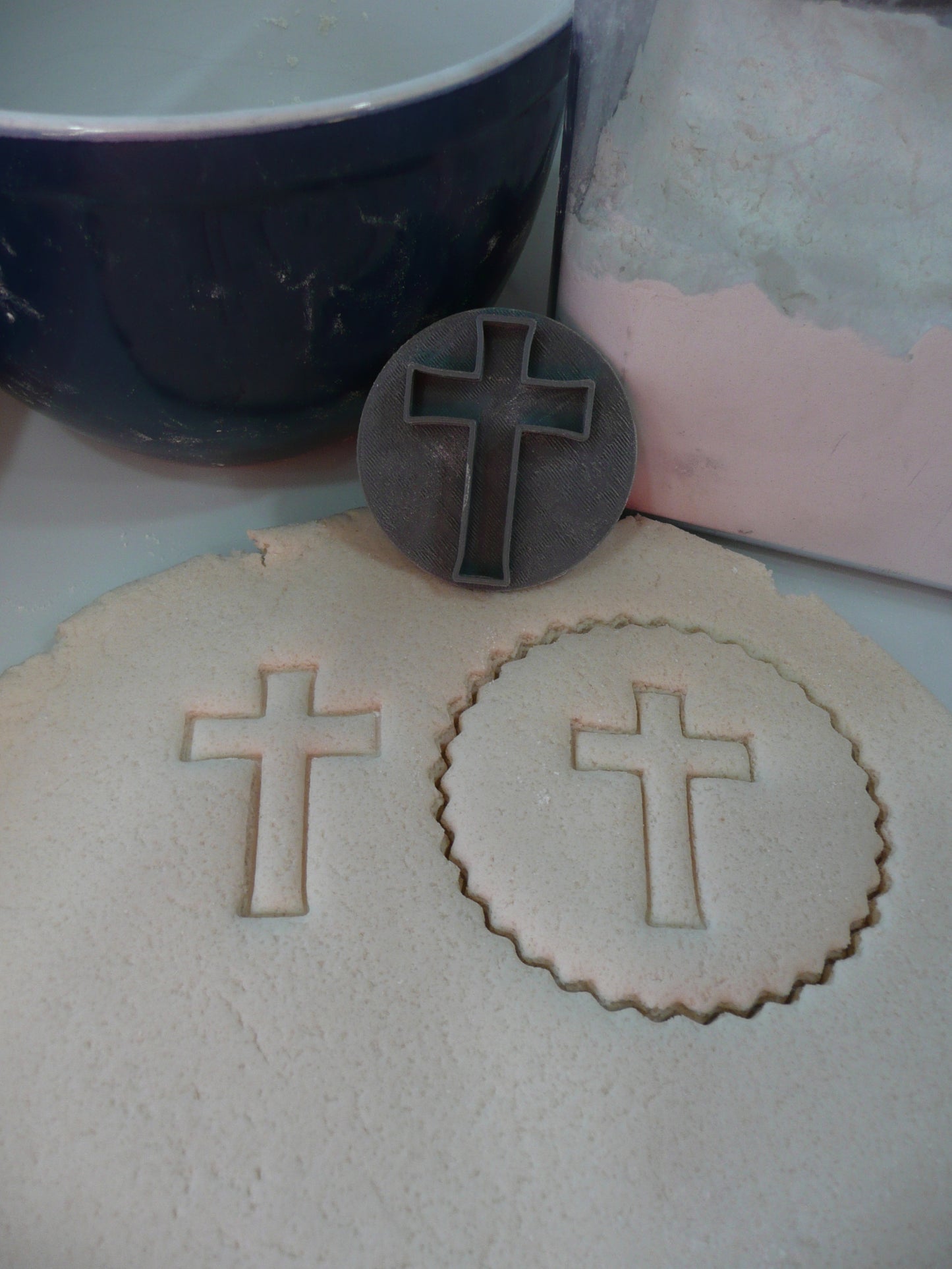 First Communion and Hexagon Set Of 8 Cookie Stamps And Cutter Made In USA PR9066