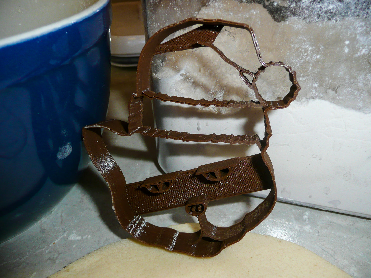 Santa Cat Kitty Wearing Christmas Hat Cookie Cutter Made In USA PR938