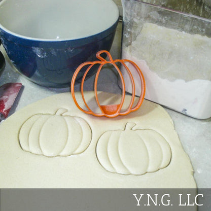 Pumpkin Fall Autumn Halloween Gourd Cookie Cutter Made In USA PR939