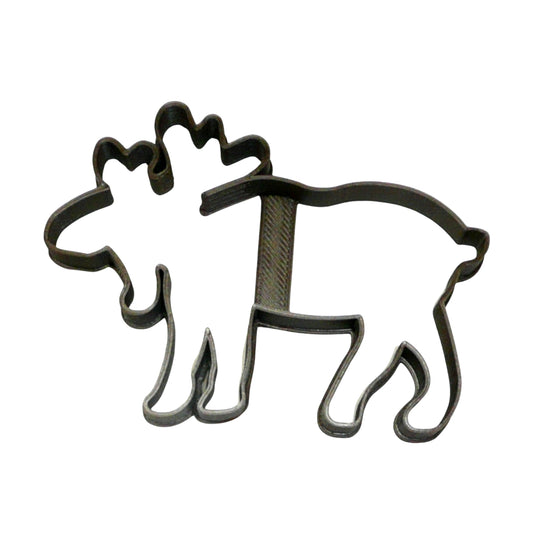 6x Moose Outline Fondant Cutter Cupcake Topper 1.75 IN USA FD94