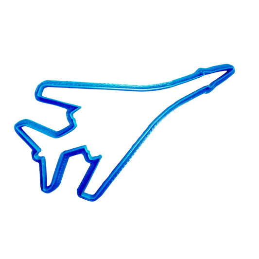 6x B1 Military Jet Fondant Cutter Cupcake Topper 1.75 IN USA FD95