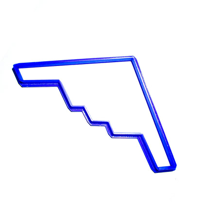 6x B2 Military Jet Fondant Cutter Cupcake Topper 1.75 IN USA FD96