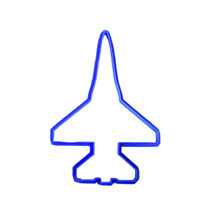 6x F16 Military Jet Fondant Cutter Cupcake Topper 1.75 IN USA FD97