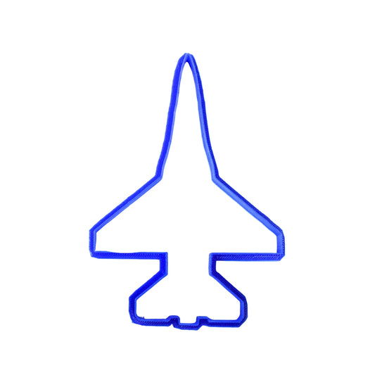 6x F16 Military Jet Fondant Cutter Cupcake Topper 1.75 IN USA FD97