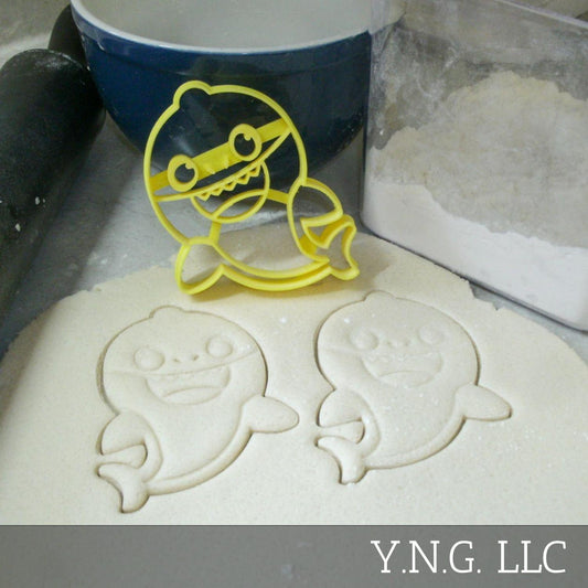 Baby Shark Children Viral Social Media Video Cookie Cutter Made In USA PR995