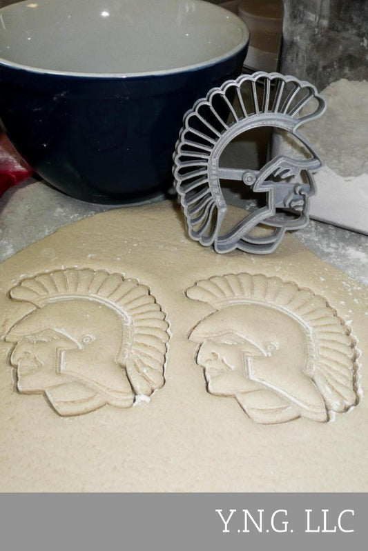 West Central High School Trojans Mascot Cookie Cutter Made In USA PR935