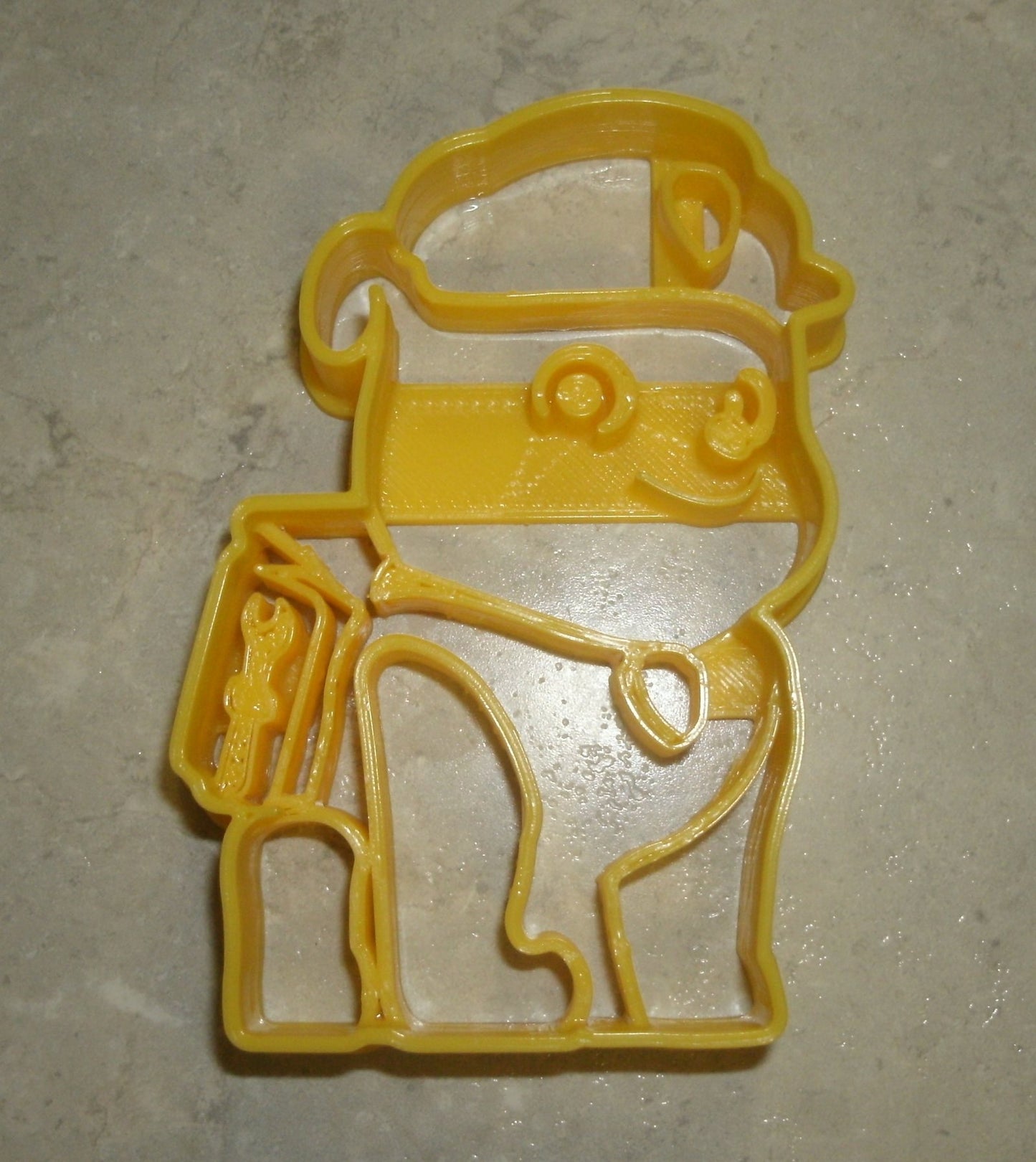 6x Rubble Paw Patrol Fondant Cutter Cupcake Topper 1.75 IN USA FD787