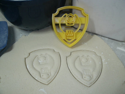 Rubble Shield Tag Paw Patrol TV Show Cookie Cutter Made In USA PR804